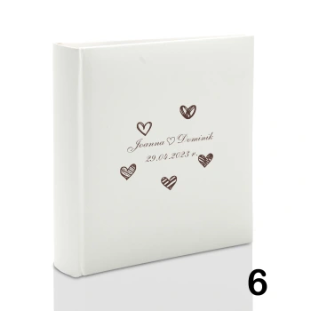 Album ślubny, wsuwany, 200 zdjęć 10x15, personalizowany, 12 wzorów